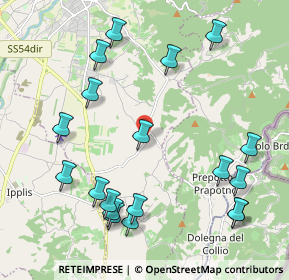 Mappa Via Planez, 33043 Cividale del Friuli UD, Italia (2.40579)