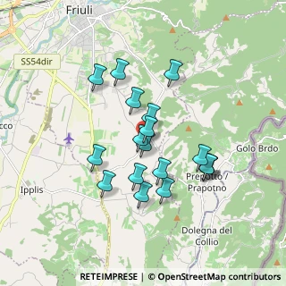 Mappa Via Planez, 33043 Cividale del Friuli UD, Italia (1.48333)