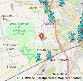 Mappa Via Arturo Malignani, 33037 Pasian di Prato UD, Italia (3.2435)