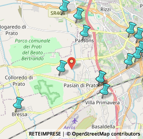 Mappa Via Arturo Malignani, 33037 Pasian di Prato UD, Italia (2.79714)