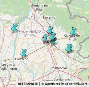 Mappa Via Arturo Malignani, 33037 Pasian di Prato UD, Italia (10.92364)