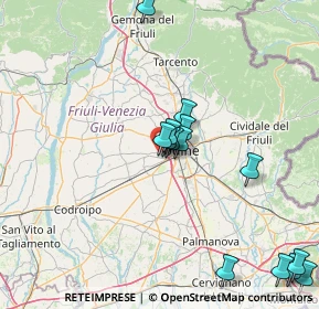 Mappa Via Arturo Malignani, 33037 Pasian di Prato UD, Italia (16.54857)