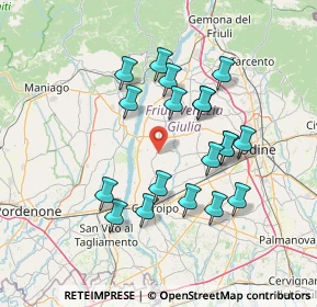 Mappa 33030 Flaibano UD, Italia (13.15368)