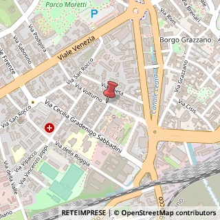 Mappa Via Volturno, 58, 33100 Udine, Udine (Friuli-Venezia Giulia)