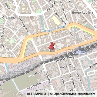 Mappa Viale Europa Unita, 157, 33100 Udine, Udine (Friuli-Venezia Giulia)