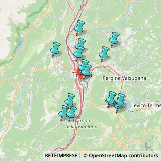 Mappa Via Matteotti, 38122 Trento TN, Italia (7.00933)