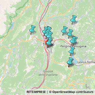 Mappa Via Giacomo Matteotti, 38100 Trento TN, Italia (6.21438)