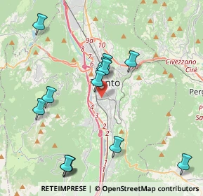 Mappa Via Giacomo Matteotti, 38100 Trento TN, Italia (4.40077)