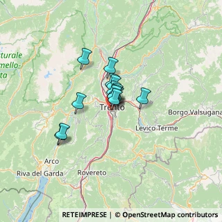 Mappa Via Giacomo Matteotti, 38100 Trento TN, Italia (7.19)