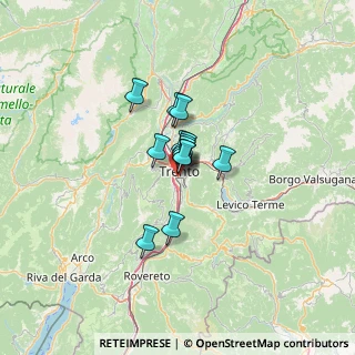 Mappa Via Matteotti, 38122 Trento TN, Italia (6.58462)