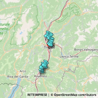 Mappa Via Matteotti, 38122 Trento TN, Italia (8.7525)