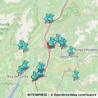 Mappa Via Matteotti, 38122 Trento TN, Italia (17.288)