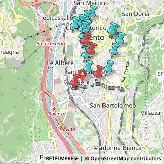 Mappa Via Giacomo Matteotti, 38100 Trento TN, Italia (0.95684)