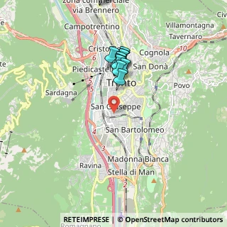 Mappa Via Matteotti, 38122 Trento TN, Italia (2.02846)