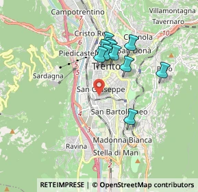 Mappa Via Giacomo Matteotti, 38100 Trento TN, Italia (1.49)
