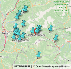 Mappa Prà, 38051 Borgo Valsugana TN, Italia (14.672)