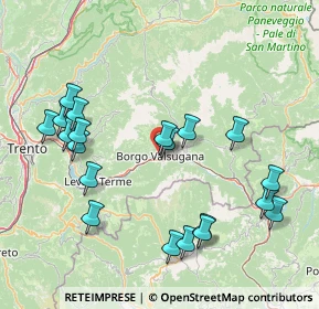 Mappa Prà, 38051 Borgo Valsugana TN, Italia (17.085)
