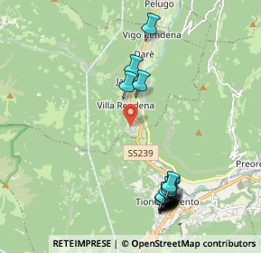 Mappa Via di Verdesina, 38080 Villa Rendena TN, Italia (2.3535)