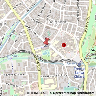 Mappa Via Antonio Fogazzaro, 4, 38122 Trento, Trento (Trentino-Alto Adige)