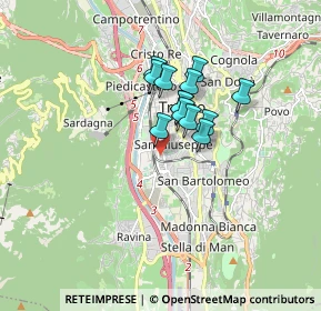 Mappa Via Riccardo Zandonai, 38122 Trento TN, Italia (1.11231)