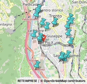 Mappa Via Riccardo Zandonai, 38122 Trento TN, Italia (0.9695)