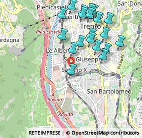 Mappa Via Riccardo Zandonai, 38122 Trento TN, Italia (1.03)