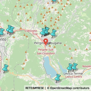 Mappa Via Molin del Palù, 38057 Pergine Valsugana TN, Italia (5.68643)