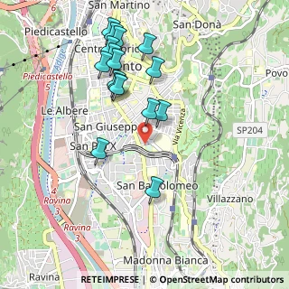 Mappa Via Antonio Fogazzaro, 38122 Trento TN, Italia (0.98938)