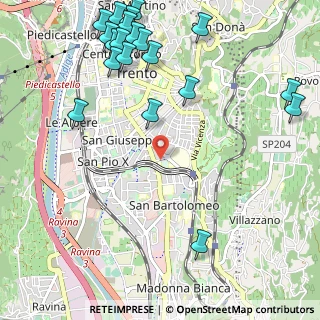 Mappa Via Antonio Fogazzaro, 38122 Trento TN, Italia (1.437)