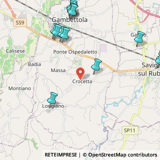 Mappa Via dei Fiori, 47020 Longiano FC, Italia (3.03643)