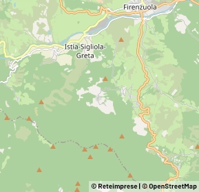 Mappa Via Corniolo, 50033 Firenzuola FI, Italia (2.39167)