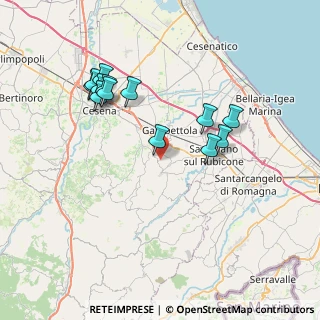 Mappa Via Fondi di Massa, 47020 Budrio FC, Italia (7.51077)