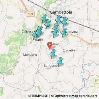 Mappa Via Fondi di Massa, 47020 Budrio FC, Italia (1.69083)