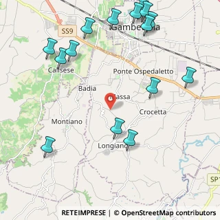 Mappa Via Fondi di Massa, 47020 Budrio FC, Italia (2.87933)