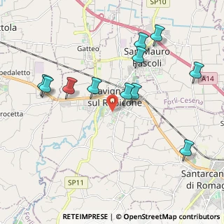 Mappa Via Morgagni G. B., 47039 Savignano Sul Rubicone FC, Italia (2.17)