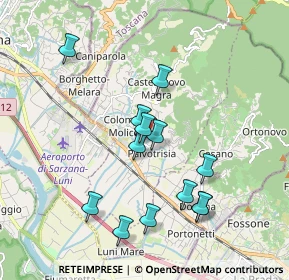 Mappa Via XXV Aprile, 19033 Castelnuovo Magra SP, Italia (1.82769)