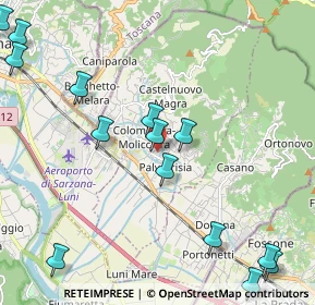 Mappa Via XXV Aprile, 19033 Castelnuovo Magra SP, Italia (2.81)