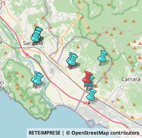 Mappa Via XXV Aprile, 19033 Castelnuovo Magra SP, Italia (3.56917)