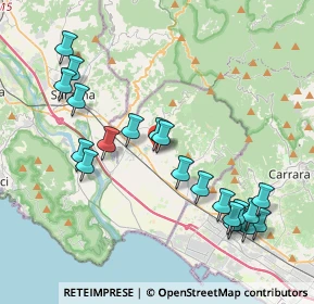 Mappa Via XXV Aprile, 19033 Castelnuovo Magra SP, Italia (4.3745)