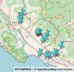 Mappa Via XXV Aprile, 19033 Castelnuovo Magra SP, Italia (3.68813)