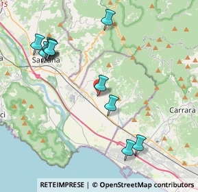 Mappa Via XXV Aprile, 19033 Castelnuovo Magra SP, Italia (4.56818)