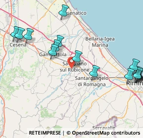 Mappa Via Euclide, 47039 Savignano Sul Rubicone FC, Italia (10.65563)