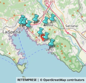 Mappa Via Gozzano, 19032 San Terenzo SP, Italia (3.23385)