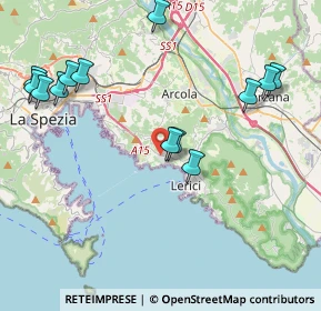 Mappa Via Gozzano, 19032 San Terenzo SP, Italia (4.78692)