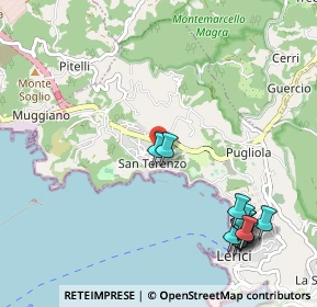 Mappa Via Pontremoli, 19032 Lerici SP, Italia (1.32692)