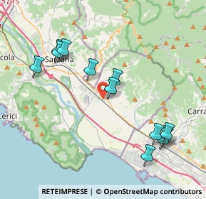 Mappa Via Tavolara, 19033 Castelnuovo Magra SP, Italia (4.28417)