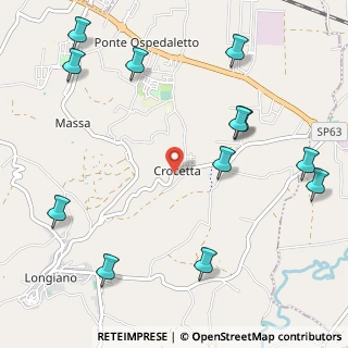 Mappa Via Secondo Casadei, 47020 Longiano FC, Italia (1.41833)