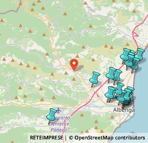 Mappa Traversa di Piazza Gollo, 17035 Cisano Sul Neva SV, Italia (5.6585)