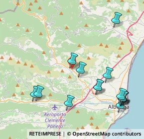Mappa Via Cadana, 17035 Cisano Sul Neva SV, Italia (5.02867)