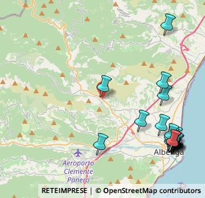 Mappa Via Cadana, 17035 Cisano Sul Neva SV, Italia (5.7805)